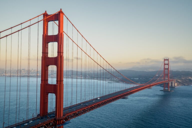 Golden Gate Bridge San Francisco sunset